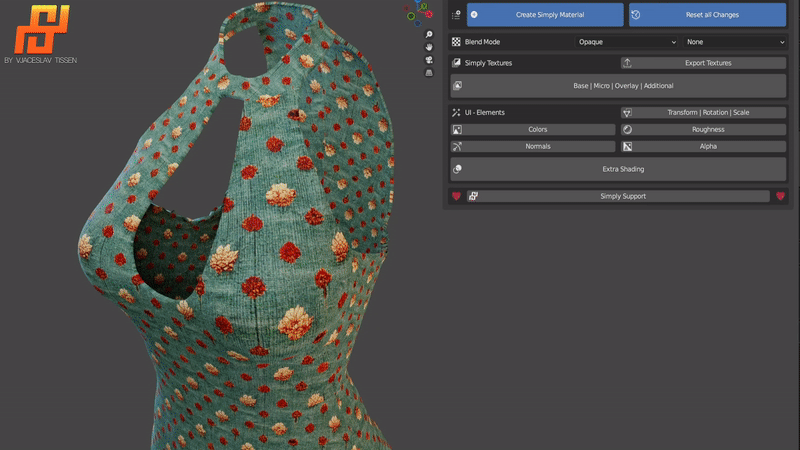 Simply Material  Fashion Design - Blender Market